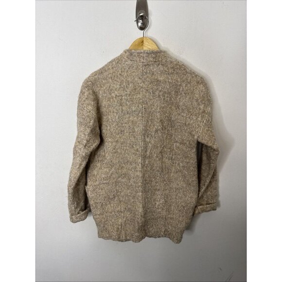 Frank & Oak Woman S Boiled Wool Blend Jacket Cardigan - Picture 4 of 7